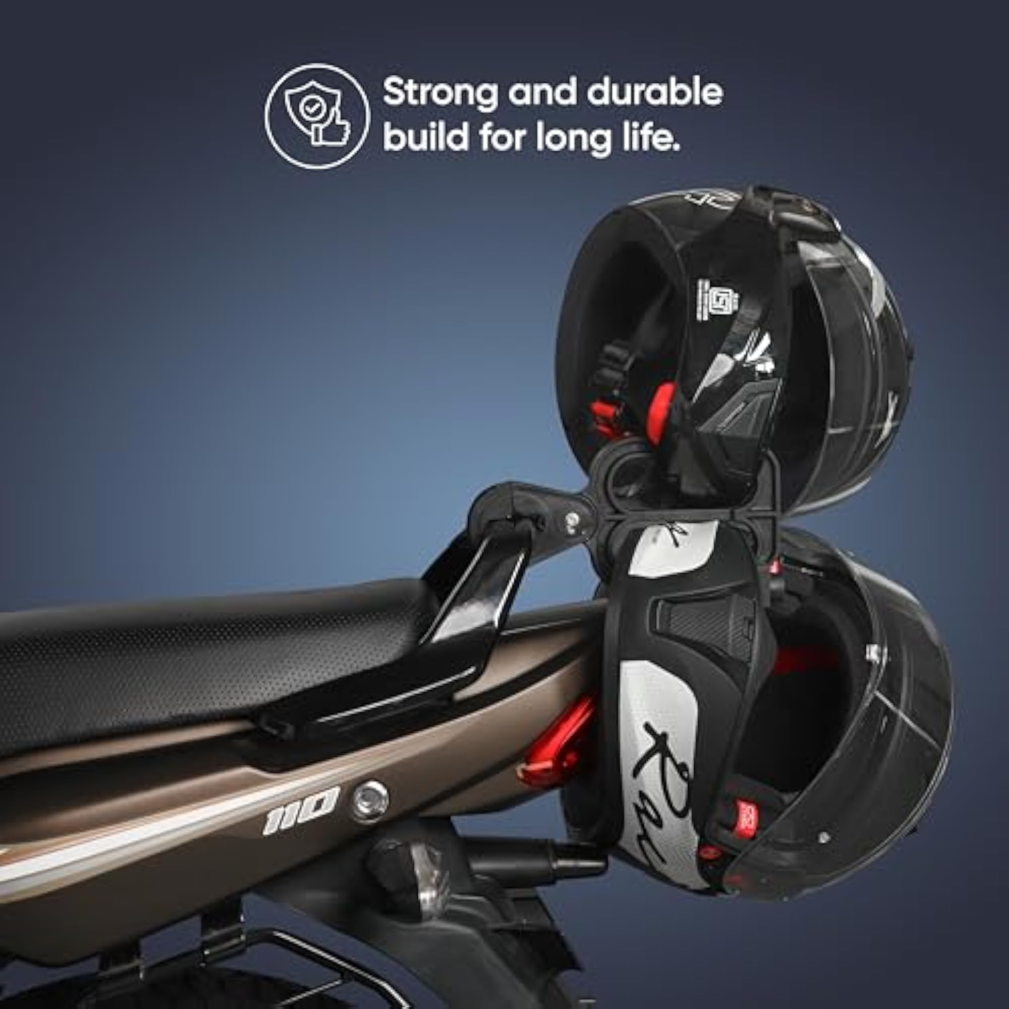 Heavy-Duty Weatherproof Anti-Theft Helmet Lock for Motorcycle